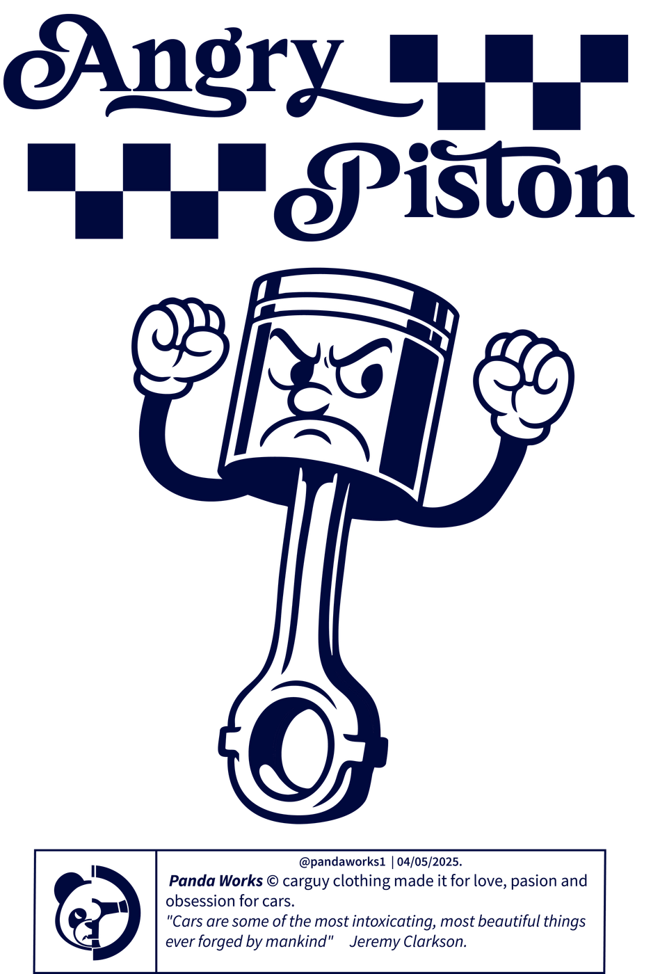 Arte original de Angry Piston